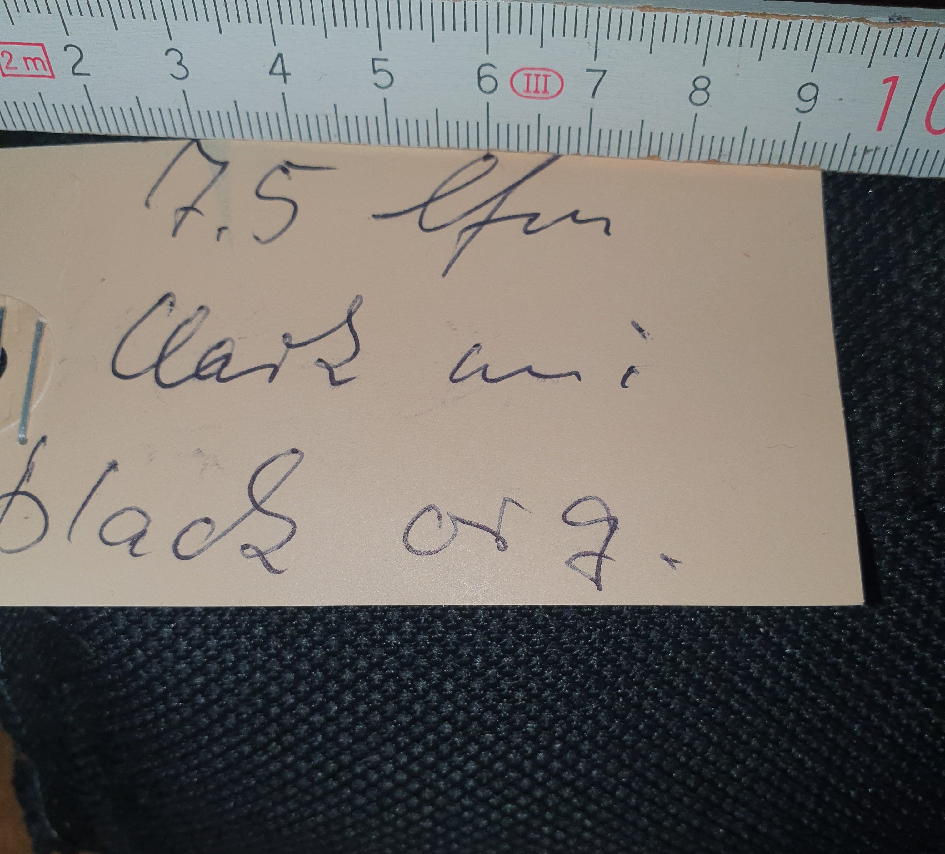 original PKW Stoff Art.nr.:095542 Absatzstoff "Clark uni" für GTI, GTD, GTE 7