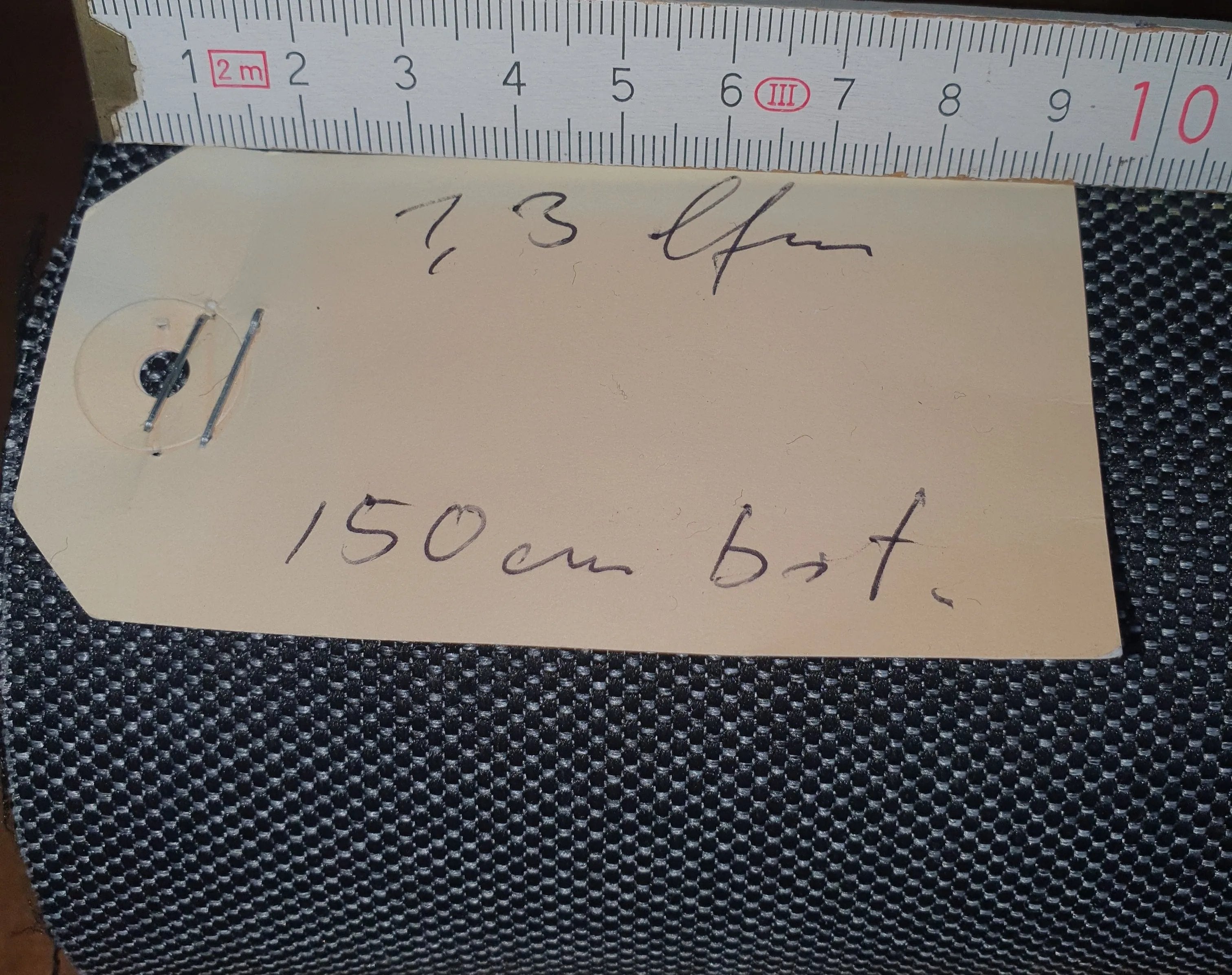 original PKW Stoff Art.nr.:100226 Absatzstoff "Clark uni" für GTI, GTD, GTE 7