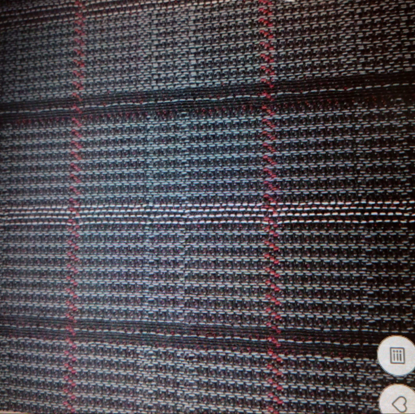 Replika- VW Golf II GTI-Karo - rot / grau - Art.nr.:201759